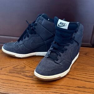 Nike Women’s denim wedge sneakers